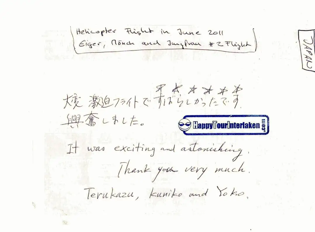Guest review letter — Happy Tour Switzerland (4)