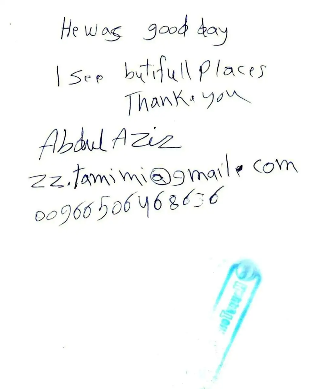 Guest review letter — Happy Tour Switzerland (19)