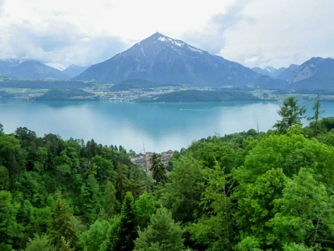Lake Cloy Hanging Bridge Thun Castle — Happy Tour Switzerland (22)